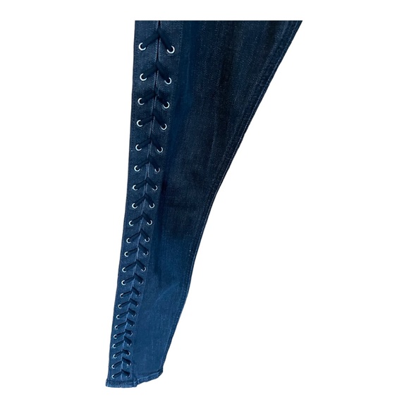 Express Black Denim High Rise Legging -Jeans! Size 4R - Picture 12 of 14